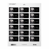 Étiquette Perroquet gris d'Afrique (Feuille entière)