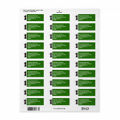 Étiquette Personalize this Lucky Golfer Hole in One Design! (Feuille entière)