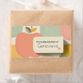 Étiquette Personalized baked goods label - retro inspired (En situation)