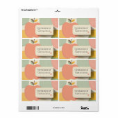 Étiquette Personalized baked goods label - retro inspired (Feuille entière)