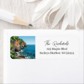 Étiquette Personalized Door County Wisconsin  (En situation)