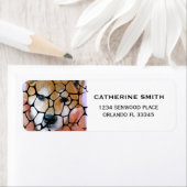 Étiquette Personalized Family Pet Photo Leopard (En situation)