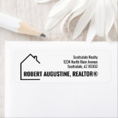 Étiquette Personalized Realtor Return Address Label (En situation)