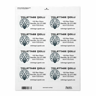 Étiquette personnalisable