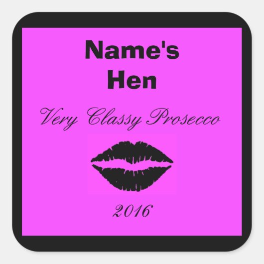 Étiquette personnalisable de bouteille de vin (Devant)