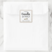 Étiquette personnalisable Gingham fait main ZVEG_0 (Sac)
