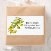 Étiquette personnalisable Leafy Sea Dragon (En situation)