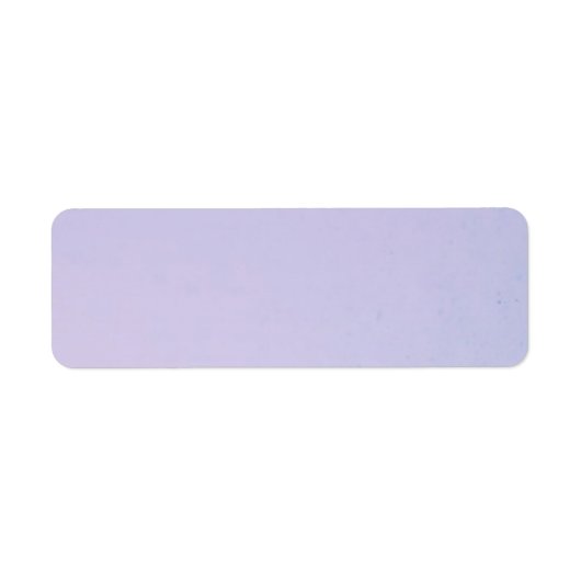 Étiquette personnalisable Pale Lavender Blank (Devant)