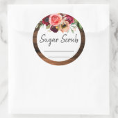 Étiquette Personnalisable Pour Le Scrub À Sucre Fa (Sac)