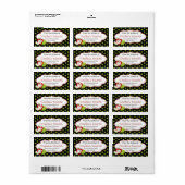 Étiquette Personnalisé De La Cuisine Avec Pommes (Feuille entière)