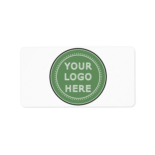 Étiquette Personnalisé, élégant, moderne et minimal (Devant)