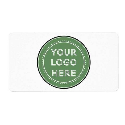 Étiquette Personnalisé, élégant, moderne et minimal (Devant)