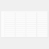 Étiquette personnalisé étanche pour toutes les sur (Feuille)