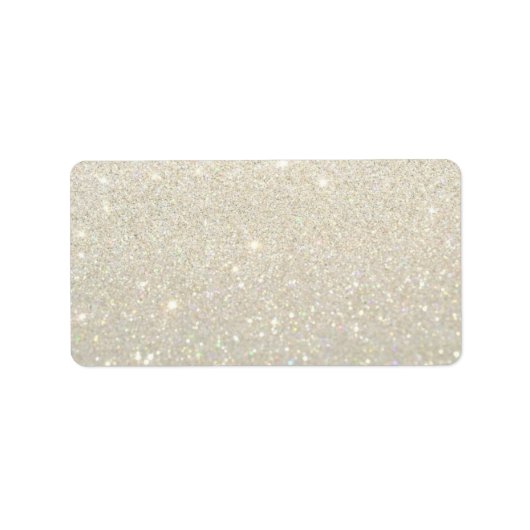 Étiquette personnalisé - Flexible Gold Blanc (Devant)