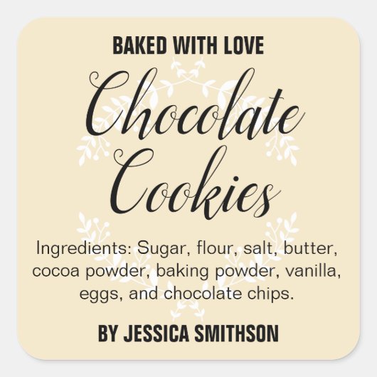 Étiquette personnalisé HM001_13sqv1 (Devant)