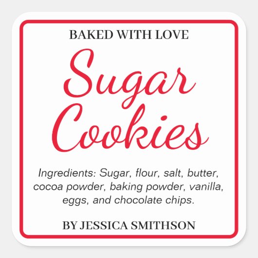 Étiquette personnalisé HM001_20sqv1 (Devant)