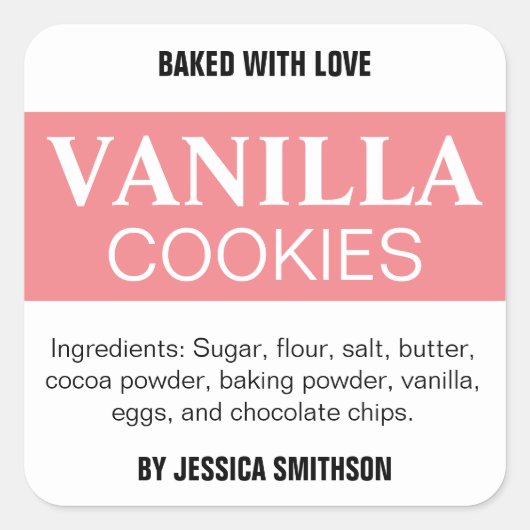 Étiquette personnalisé HM001_48sqv1 (Devant)