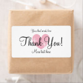 Étiquette Personnalisé merci parti faveur bouteille d'eau ét (En situation)