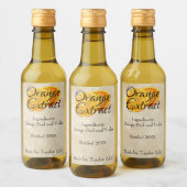 Étiquette personnalisé Orange Extrait (Bouteilles)