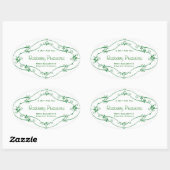 Étiquette personnalisé pour confiture Jelly conser (Feuille)