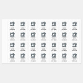 Étiquette personnalisée à repasser pour article fa (Feuille)