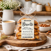 Étiquette personnalisée Biscotti faits maison BIS0