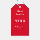 Étiquette personnalisée Joyeux Noël pour décanter  (Dos)