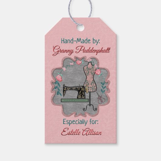 Étiquette personnalisée pour artisans faite à la m (Devant)