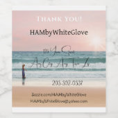 Étiquette personnalisée pour bouteille de vin HAmb (Étiquettes simples)