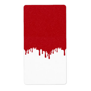 Étiquette personnalisée tomate rouge et blanche