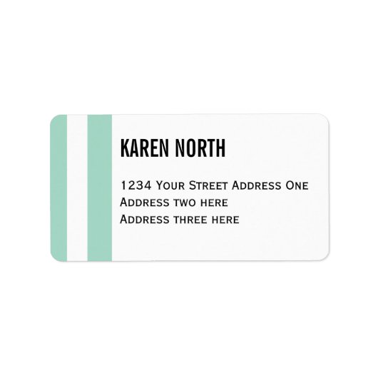 Étiquette Personnaliser (Devant)