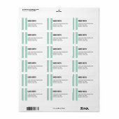 Étiquette Personnaliser (Feuille entière)