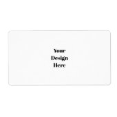 Étiquette Personnaliser ou Customiser (Devant)