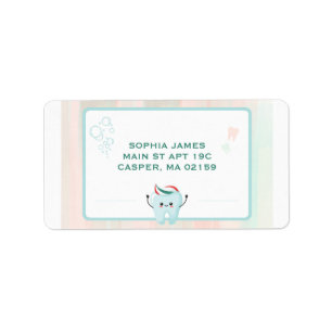 Étiquette Personnalisez votre courrier avec un Dents Drôle D