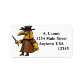 Étiquette Peste (Devant)