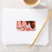 Étiquette Peticure - Journée Spa de pédicure (En situation)