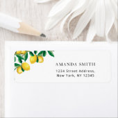 Étiquette Petit baby shower mignon (En situation)