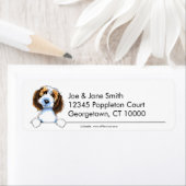 Étiquette Petit Basset Griffon Vendeen Propre et Simple (En situation)