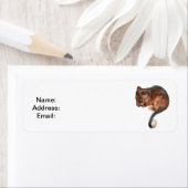 Étiquette Petit Bébé Singtail Possum (En situation)