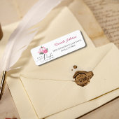 Étiquette Petit Citrouille Blush rose Automne Baby shower ru