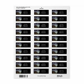 Étiquette Petit Cottage Au Lune (Feuille entière)