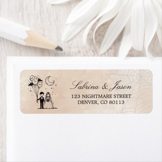 Étiquette Petit couple éffrayant (En situation)