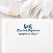 Étiquette Petit homme | Cravate Denim Bow (En situation)