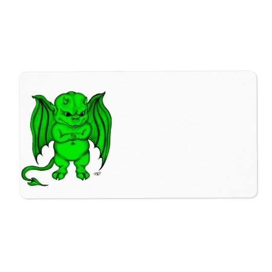 Étiquette Petit méchant diable (Devant)