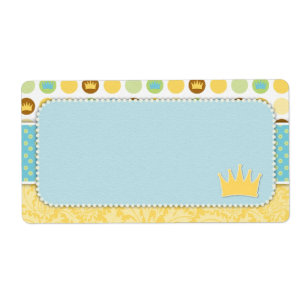 Étiquette Petit prince Name Tag