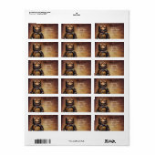 Étiquette Petit robot (Feuille entière)