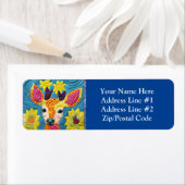 Étiquette Petite courtepointe comme design (En situation)