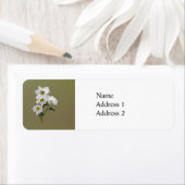 Étiquette Petite marguerite levrette (En situation)