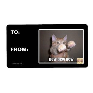 Étiquette Pew pew pew