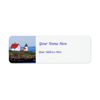 Étiquette Phare dans le Maine